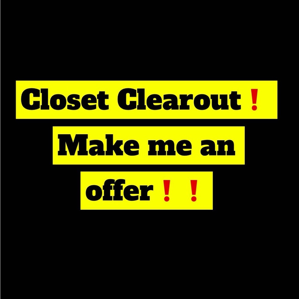 Closet Clearout❗️ Make me an offer❗️